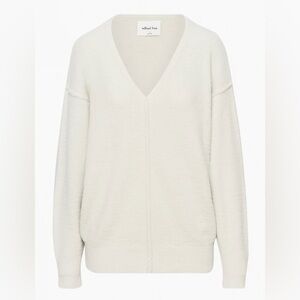 Aritzia Wilfred Free Hush Knit V-Neck Sweater